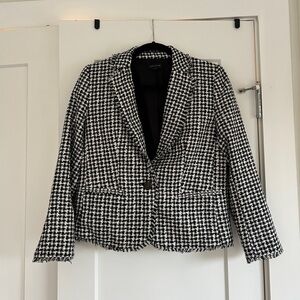 preppy Ann Taylor woven blazer